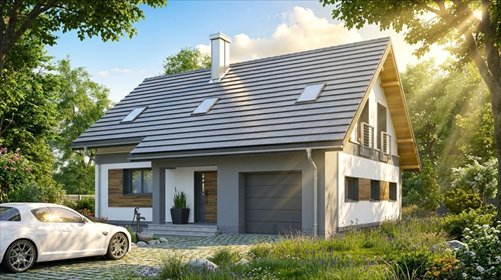Nowoczesny dom w Lutoryżu 164,6 m², stan surowy polecam dom Lutoryż