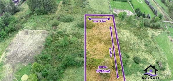 działka na sprzedaż 1792m2 działka Myszków, ul. Górnicza