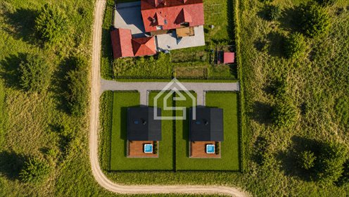 Nowoczesny dom z ogrodem, wysoki standard, garaż dom Gaj, Pod Górą
