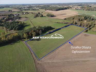 działka na sprzedaż 20500m2 działka Franciszkowo