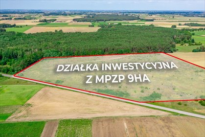 Duża działka inwestycyjna 90 380 m² z planem zagospodarowania działka Chrząstów Wielki