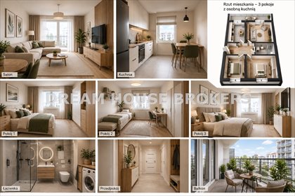 Polecam nowoczesne 64,45 m² mieszkanie z dużą loggią w Rzeszowie mieszkanie Rzeszów, Przybyszówka, Czudecka