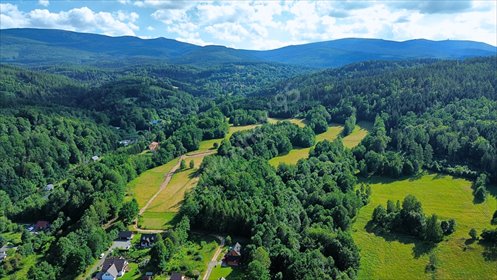 Działka pod dom z widokiem, las, media, 1028 m² - polecam działka Jelenia Góra, Cieplice Śląskie-Zdrój