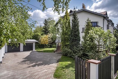 Ekskluzywny dom w Wilanowie z ogrodem i garażem dom Warszawa, Wilanów, Rumiana