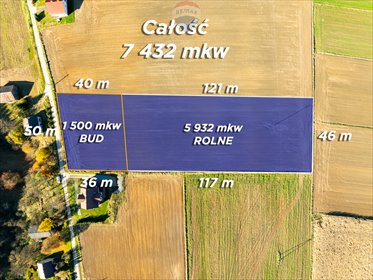 działka na sprzedaż 7432m2 działka Stoki