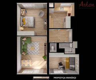 mieszkanie na sprzedaż 71m2 mieszkanie Katowice, Śródmieście, Dąbrowskiego, Henryka