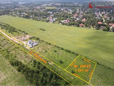 działka na sprzedaż 1541m2 działka Gruszczyn, Fikusowa