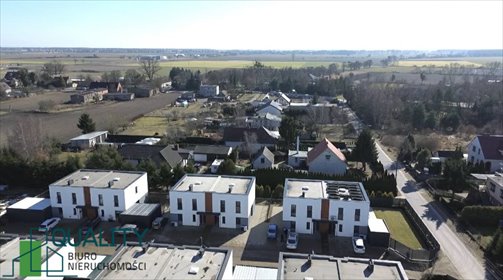 Dom bliźniak 103 m2 z ogródkiem i parkingiem dom Bogdanowo, Różana