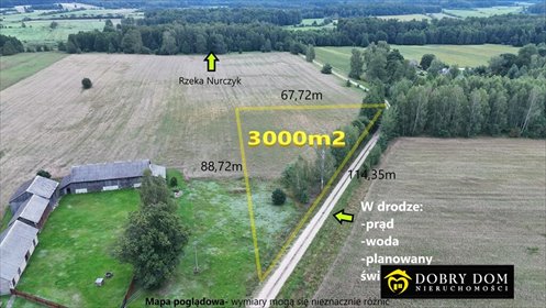 działka na sprzedaż 3000m2 działka Pokaniewo-Kolonia