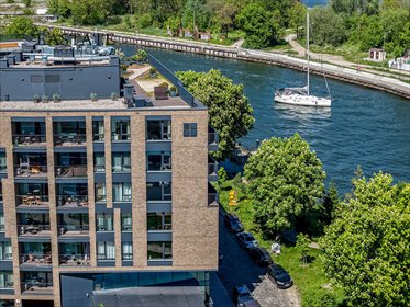Nowoczesny apartament z panoramicznym widokiem na Motławę mieszkanie Gdańsk, Śródmieście, Stępkarska