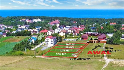 Działka pod inwestycję nad morzem - 1000 m2 w Jastrzębiej Górze. działka Jastrzębia Góra, Świętego Wojciecha