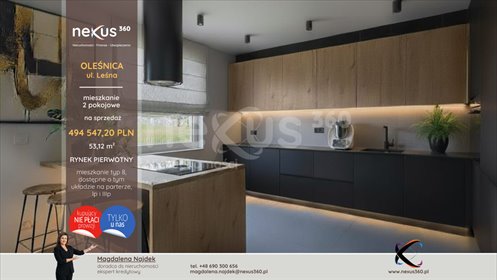 mieszkanie na sprzedaż 53m2 mieszkanie Oleśnica, Leśna