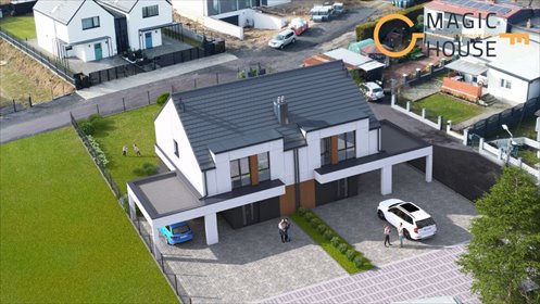 Dom bliźniak z dużą działką i pięknym widokiem dom Gdynia, Wiczlino, Oleńki Billewiczówny