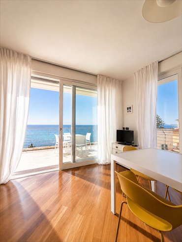 Widok na morze i panoramiczna weranda w Alghero mieszkanie Alghero