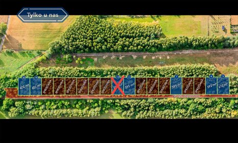 działka na sprzedaż 610m2 działka Gruszewnia, Górna