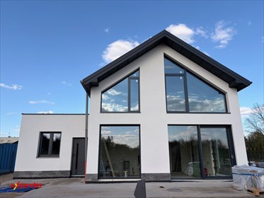 Nowoczesny dom 149m2 z dużym potencjałem i pięknym doświetleniem dom Łódź, Satynowa