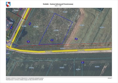 działka na sprzedaż 952m2 działka Świdnik, Kolorowa