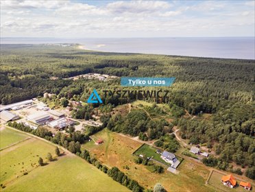 działka na sprzedaż 1001m2 działka Jantar, Jesienna