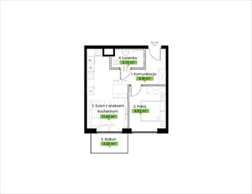 mieszkanie na sprzedaż 37m2 mieszkanie Poznań, Podolany, Jasielska