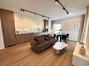 Nowoczesny apartament 53 m2 z balkonem, garażem i komórką mieszkanie Katowice, Dolina Trzech Stawów, Pułaskiego, Inwestycja Park Przy Stawach