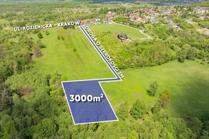 Działki rolne w Dębnikach z udziałami - polecam! działka Kraków, Dębniki, Kozienicka