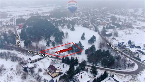 działka na sprzedaż 1309m2 działka Grabowa, Zielona