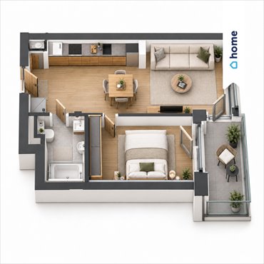 Do sprzedania przestronne 2-pokojowe mieszkanie 42 m² w Kielcach mieszkanie Kielce, Górna