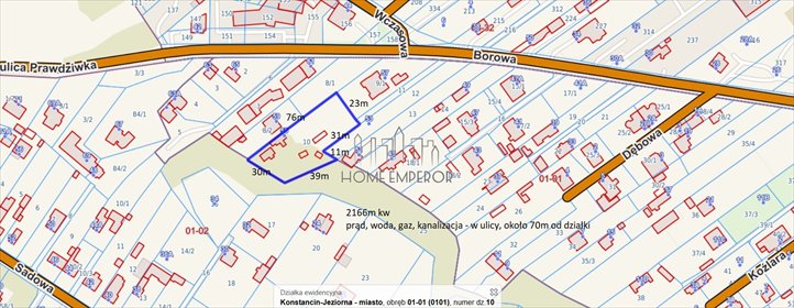 Działka budowlana na sprzedaż Konstancin-Jeziorna, Klarysew, Borowa 2 166m2 Foto 3