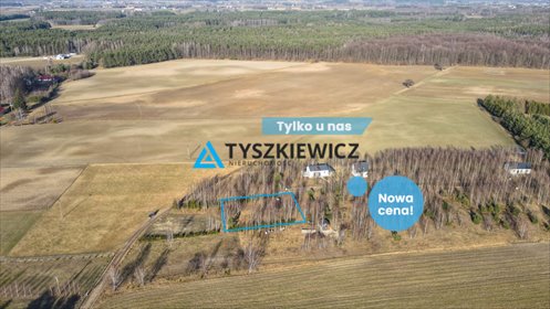 działka na sprzedaż 1011m2 działka Wda