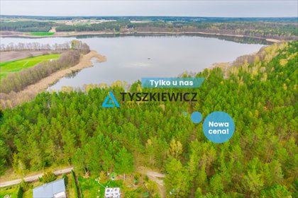 Działka nad Jeziorem Trzechowskim z własnym lasem i brzegiem działka Piece