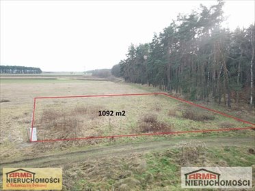 działka na sprzedaż 1092m2 działka Grzędzice, Radości