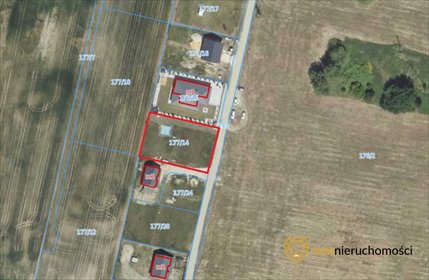 działka na sprzedaż 1020m2 działka Brzezina, Prosta