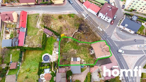 Działka 660 m² z ruiną - inwestycja lub dom w Jaworznie. działka Jaworzno, św. Wojciecha
