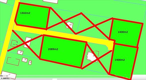działka na sprzedaż 1400m2 działka Imno