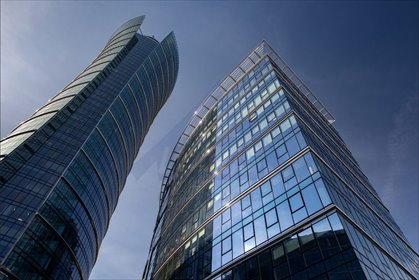 Polecam nowoczesny biurowiec Warsaw Spire 593 m² z panoramicznym widokiem lokal użytkowy Warszawa, Wola