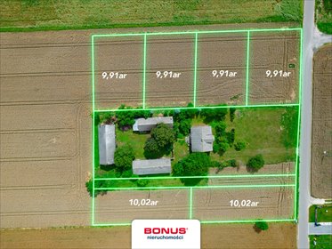działka na sprzedaż 1000m2 działka Krebsówka