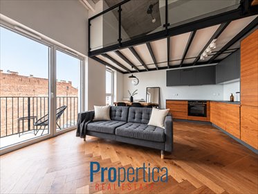 Polecam nowoczesne 2-pokojowe mieszkanie z antresolą 49,2 m² mieszkanie Warszawa, Praga-Północ Nowa Praga, Stalowa