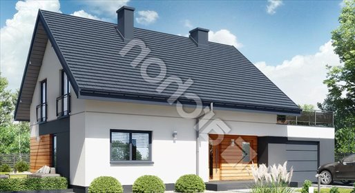 Nowoczesny dom 152 m2 na końcu ślepej uliczki w Dąbrówce dom Dąbrówka