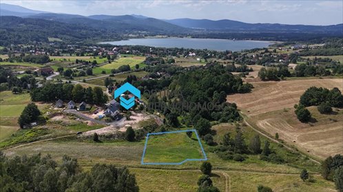 Działka 3008 m² z widokiem w Sosnówce. działka Sosnówka