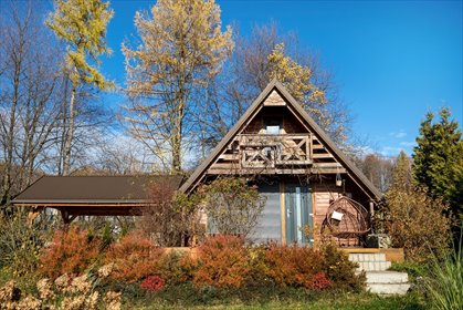 Urokliwy dom letniskowy 55m2 z widokami i tarasami dom Międzybrodzie Bialskie