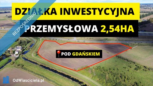 działka na sprzedaż 25471m2 działka Cedry Małe