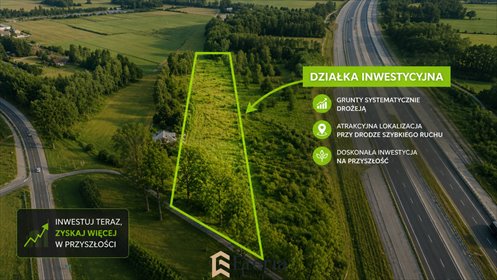 Działki inwestycyjne 0,92 ha przy A2 - polecam działka Stara Niedziałka, Strażacka