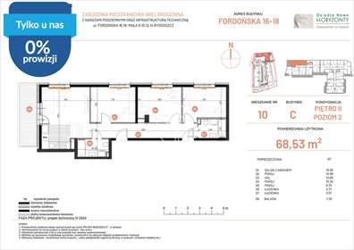 Nowoczesne 4-pokojowe mieszkanie z garażem w Bydgoszczy mieszkanie Bydgoszcz, Fordońska