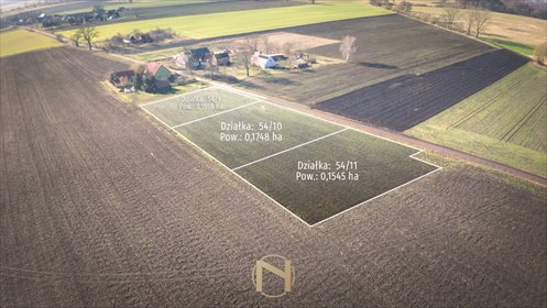 Na sprzedaż działka budowlana 1545 m² w Krzeszycach działka Krzeszyce