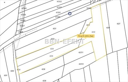 działka na sprzedaż 2500m2 działka Krzyżowa