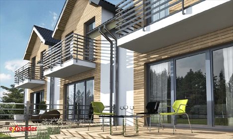 Nowoczesny dom z ogrodem i garażem blisko lasu dom Brzezina, Leśnica, Bolesława Chrobrego