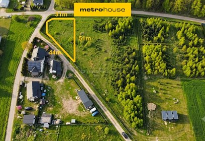Działka 1042 m² pod dom lub rezydencję w spokojnej okolicy działka Wola Smolana