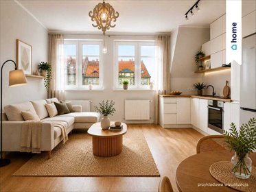 Dwupoziomowe 64 m² z klimatem i funkcjonalnością mieszkanie Szczecin, Centrum, Jagiellońska