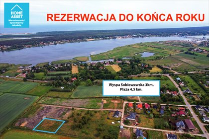 działka na sprzedaż 1539m2 działka Wiślinka, Radosna