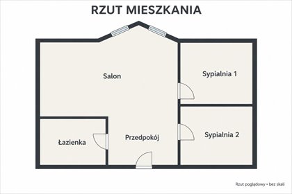 Zapraszam do przestronnego 61 m² mieszkania z wysokimi sufitami mieszkanie Kraków, Bronowice, Na Polach